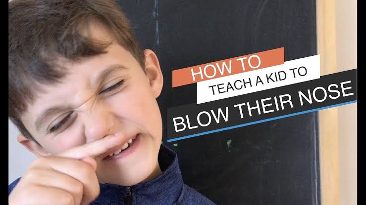 How to Teach Your Kid to Blow Their Nose