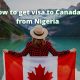 How to get visa to Canada from Nigeria