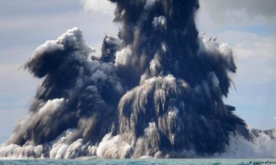 The Pacific island of Tonga hit by Tsunami