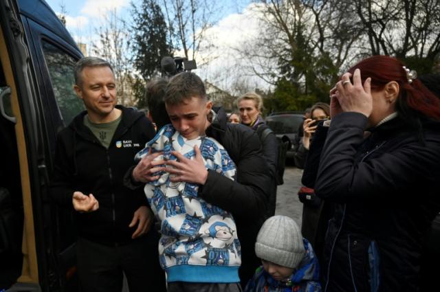 Ukraine Children Held by Russia Reunited with Parents in Emotional Reunion