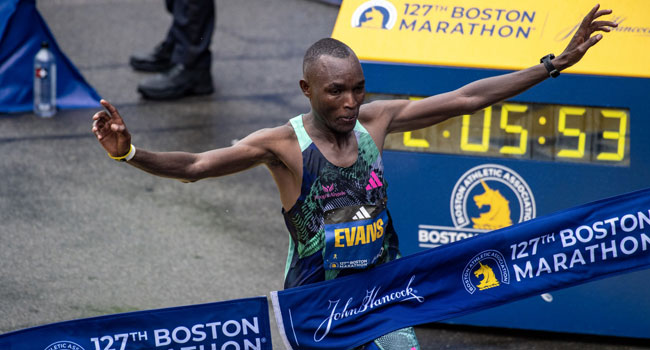 Kenyan Runner Evans Chebet Makes History with Back-to-Back Boston Marathon Titles