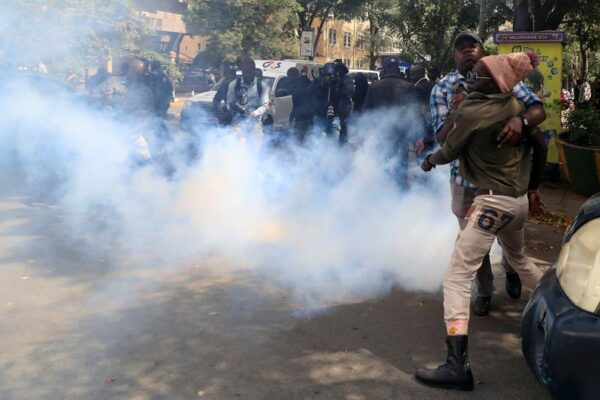 Activists Teargassed and Arrested in Protests Against Kenya’s Controversial Finance Bill 2023 Activists Teargassed and Arrested in Protests Against Kenya's Controversial Finance Bill 2023